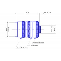 1/2-inch 8-80mm F1.6-Close Megapixel Day & Night Lens